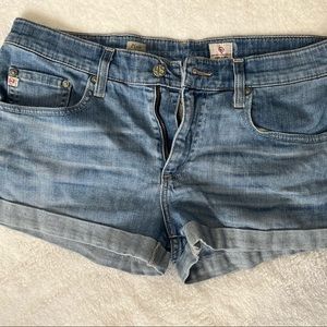 AG size 30 light demin jean shorts